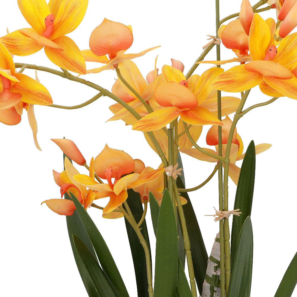 QVC Home Reflections Vaso Con Orchidee Finte