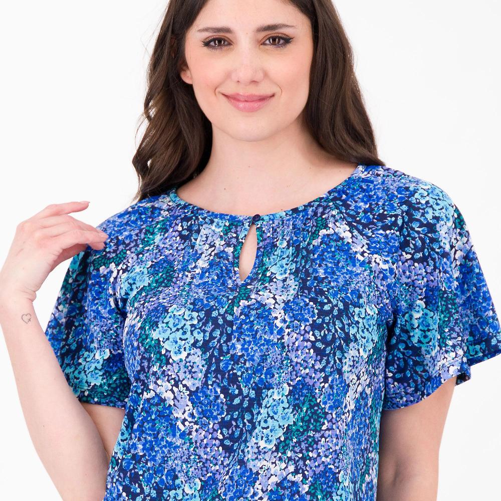 QVC Isaac Mizrahi Live T-shirt Con Manica Corta