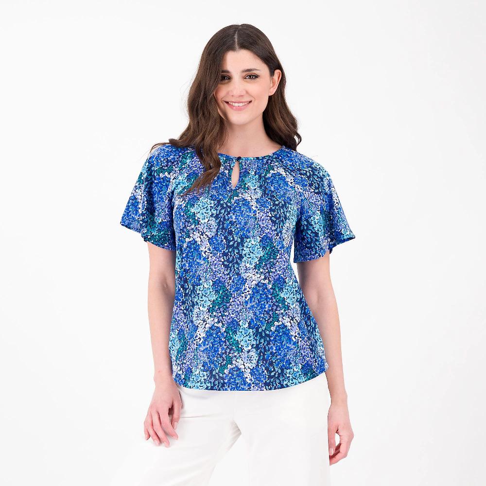 QVC Isaac Mizrahi Live T-shirt Con Manica Corta