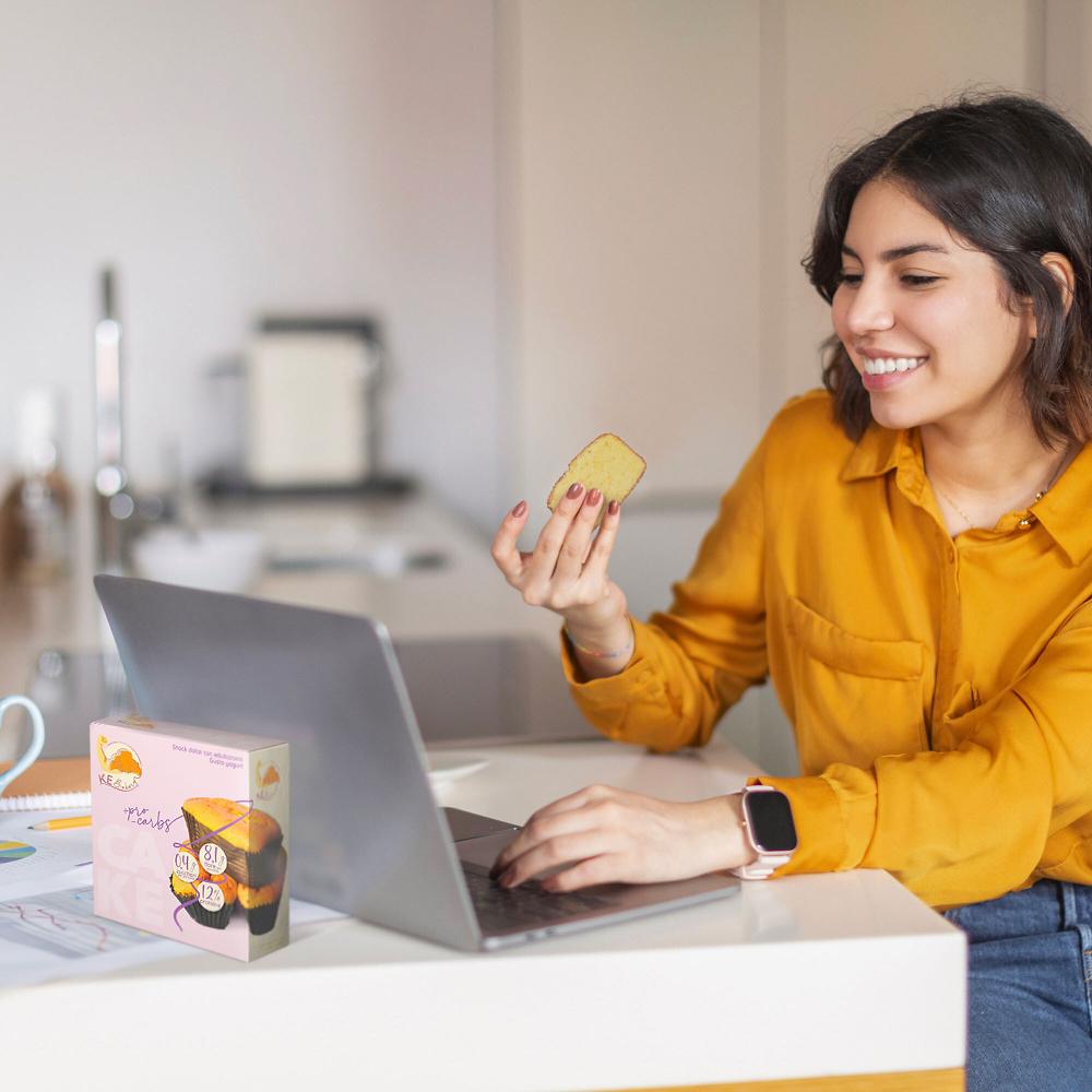 QVC Ke Bakery 6 Tortine Proteiche Gusto Yogurt