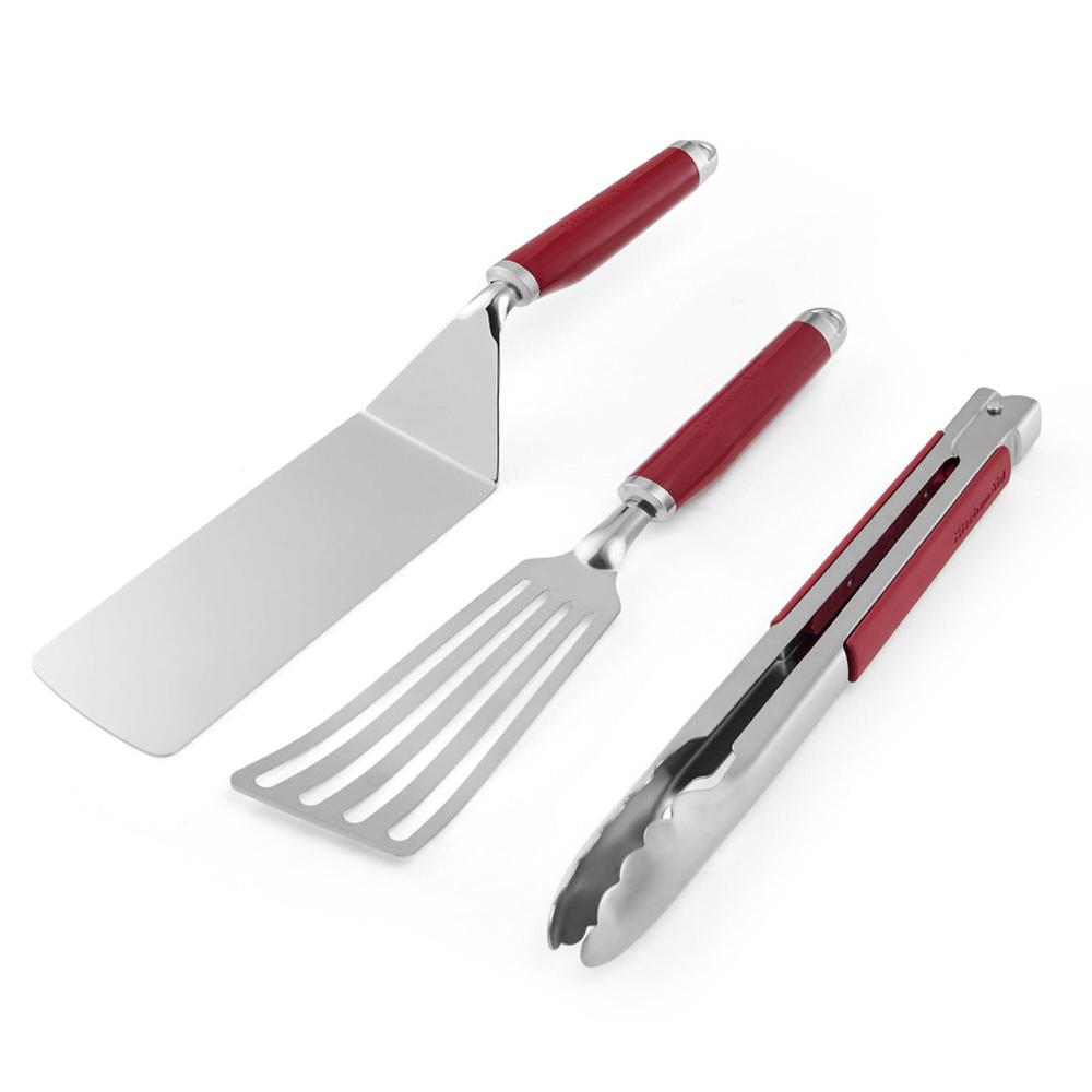 QVC Kitchen Aid Set 3 utensili per grigliare