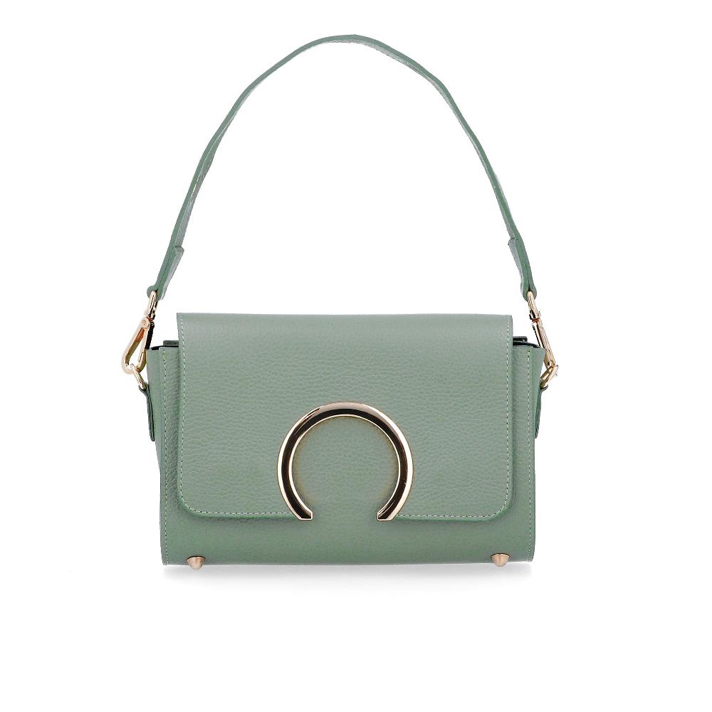 QVC Le Corone Bags Borsa a spalla in pelle Nema