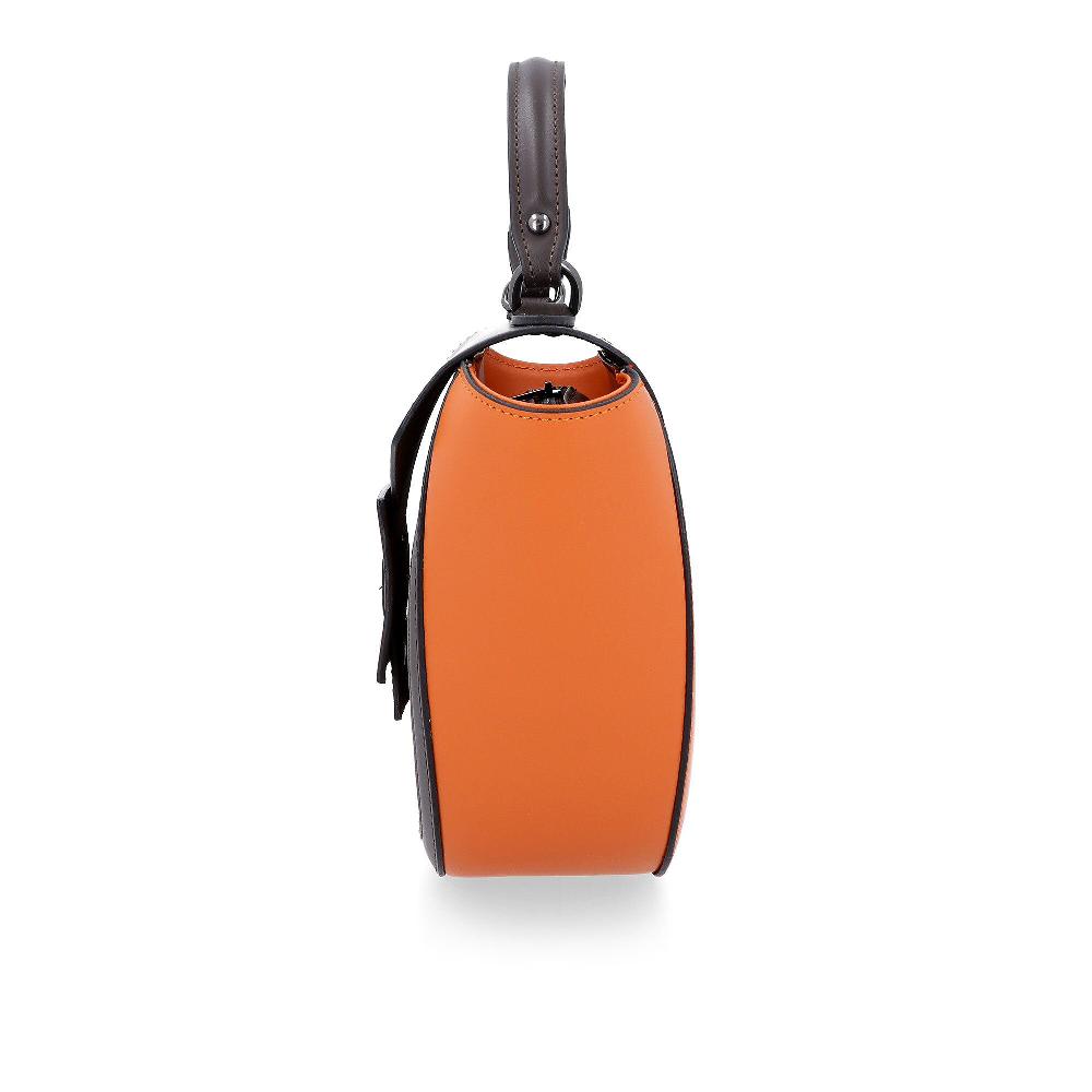 QVC Le Corone Bags Borsa Manu In Pelle Bicolore