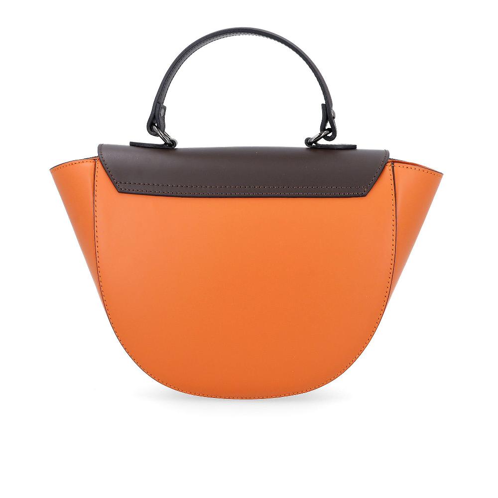 QVC Le Corone Bags Borsa Manu In Pelle Bicolore