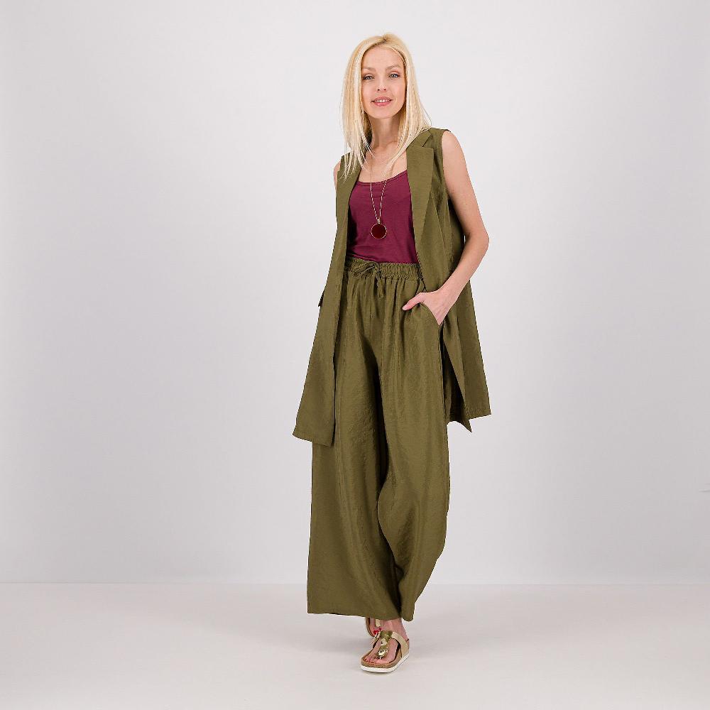 QVC LUCREZIA SCIORTINO Gilet Lungo Con Collo Rever