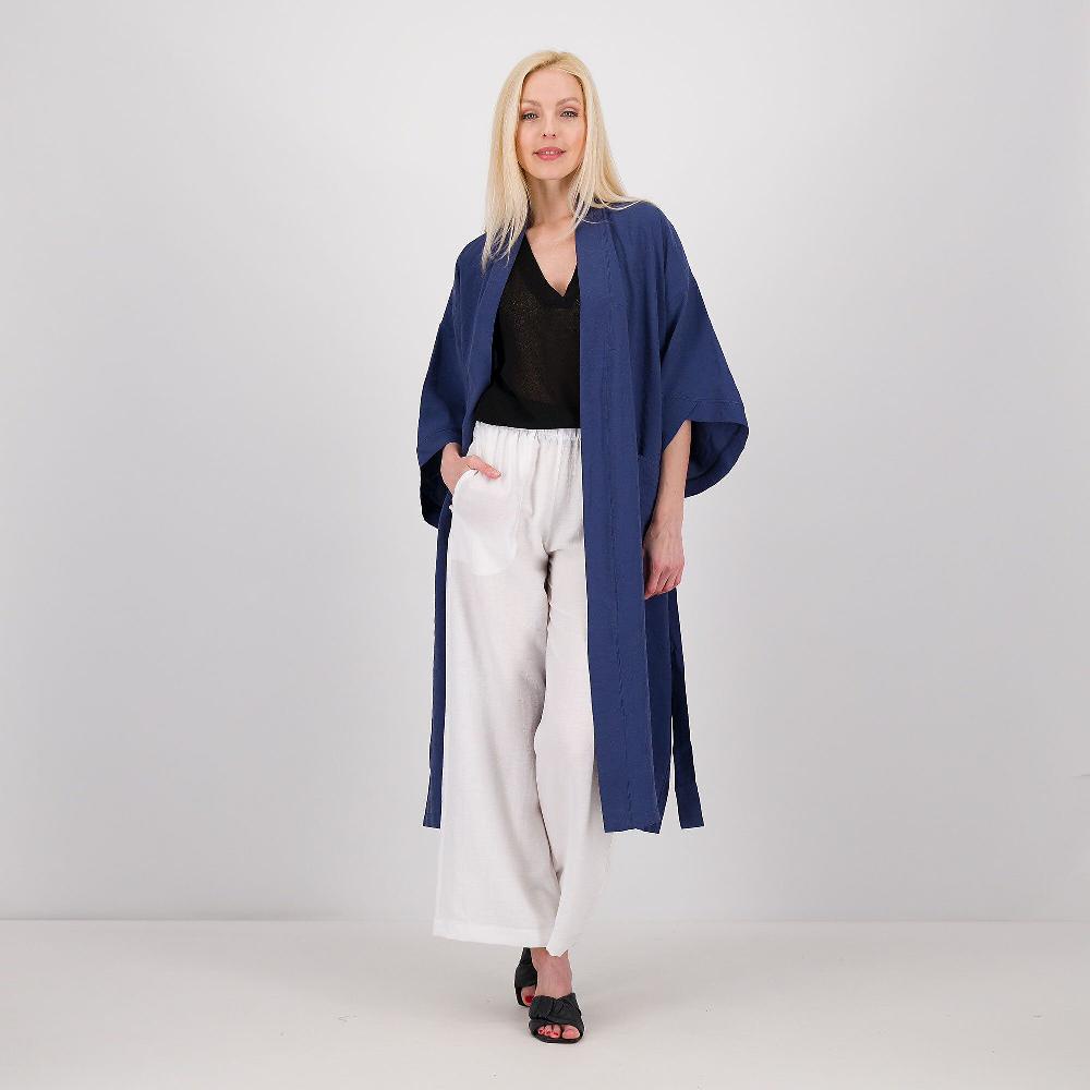 QVC M’ama Abito Kimono Midi Con Cintura