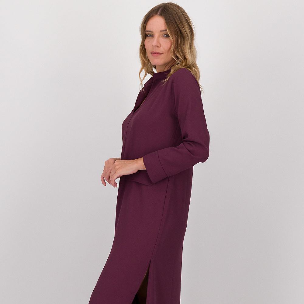 QVC M’ama Abito Midi Linea Dritta Con Maniche 3/4