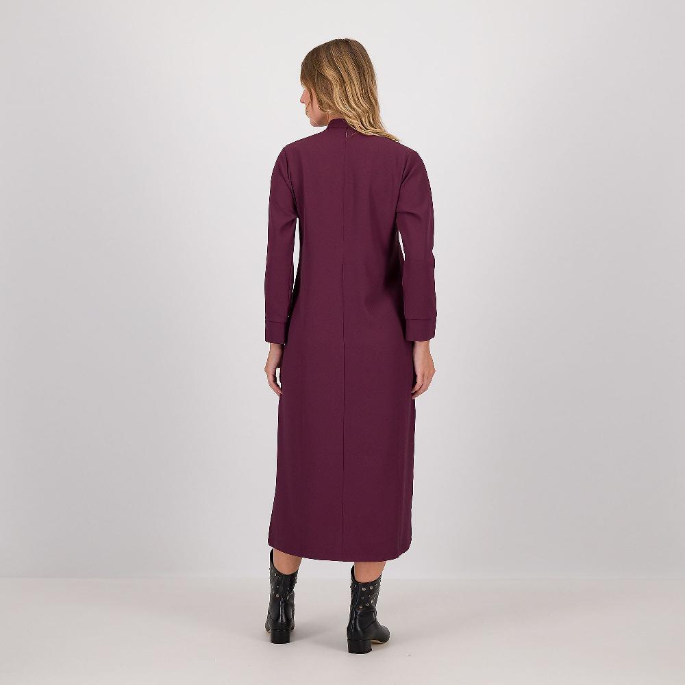 QVC M’ama Abito Midi Linea Dritta Con Maniche 3/4