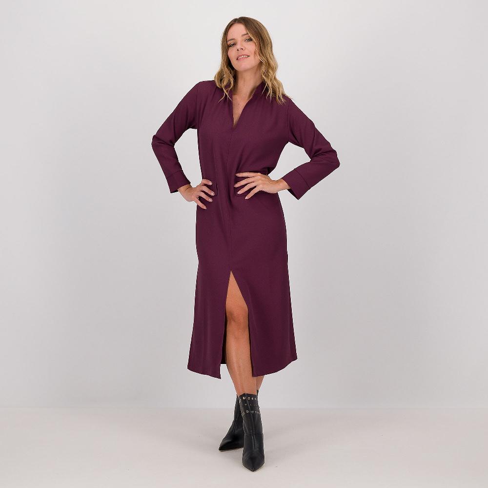 QVC M’ama Abito midi linea dritta con maniche 3/4