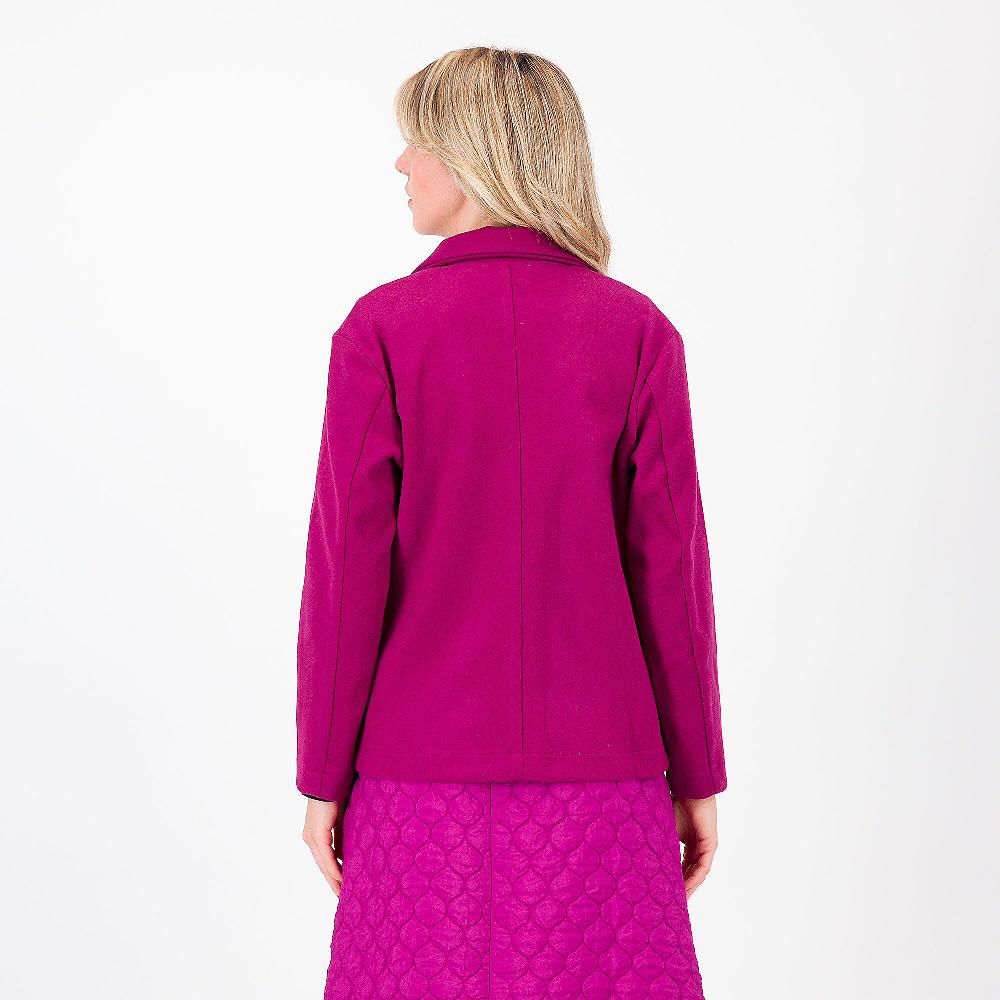 QVC M'ama Blazer Collo Rever In Tessuto Ammagliato