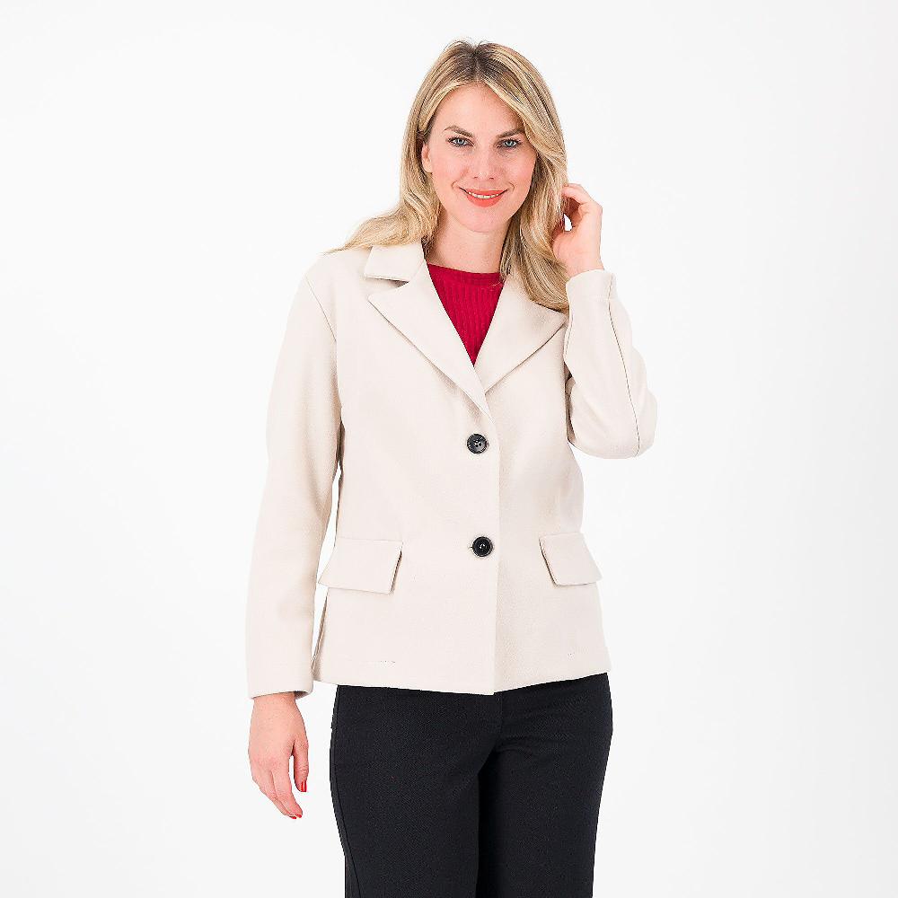 QVC M'ama Blazer collo rever in tessuto ammagliato