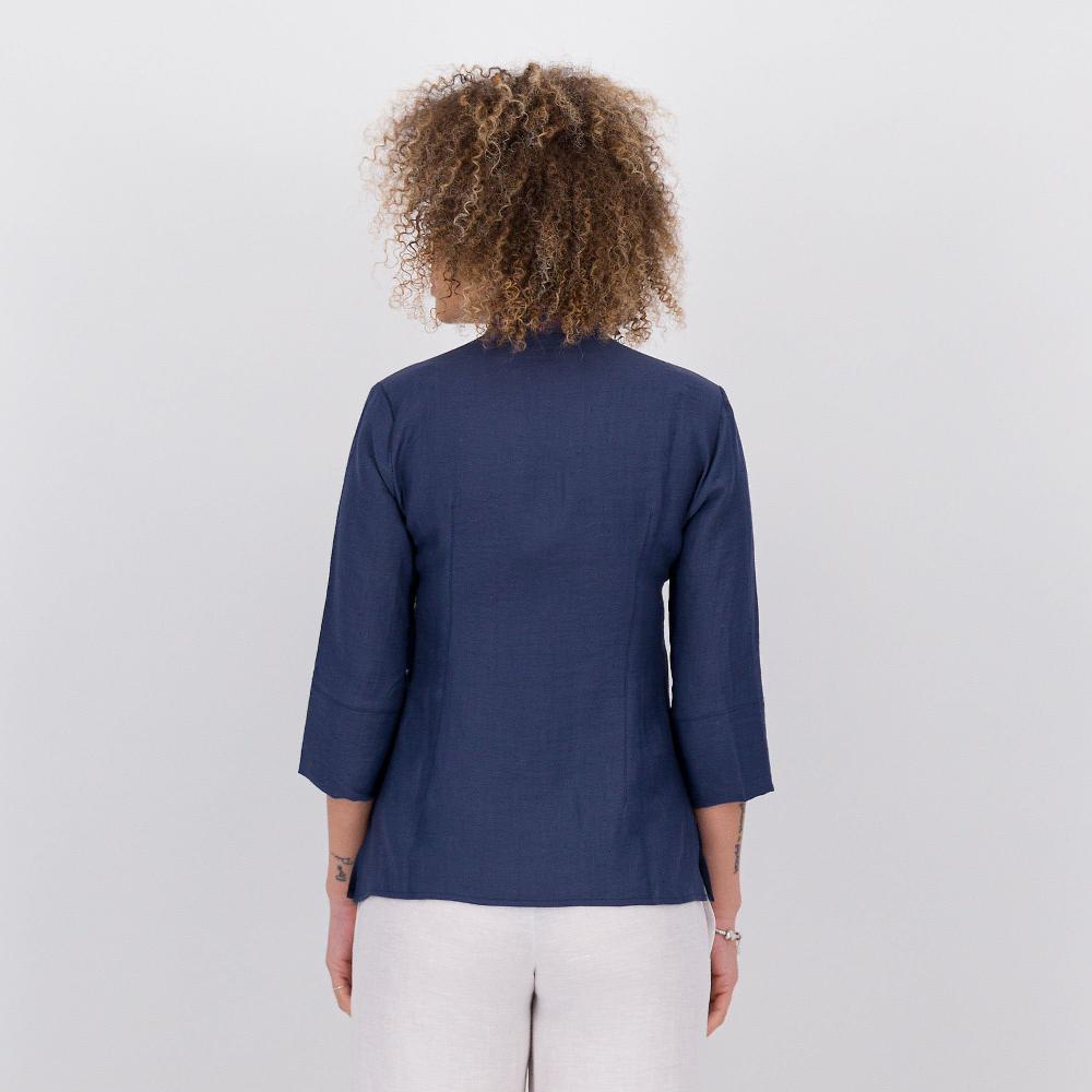 QVC M’ama Camicia In Misto Lino E Viscosa