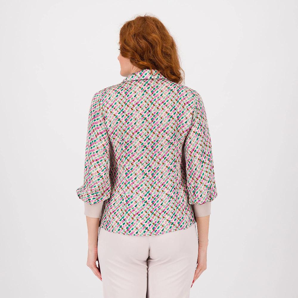 QVC M’ama Camicia In Raso Di Viscosa Fantasia