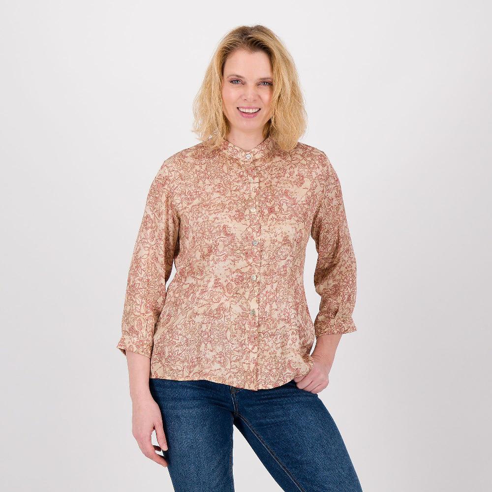 QVC M’ama Camicia in raso di viscosa stampato