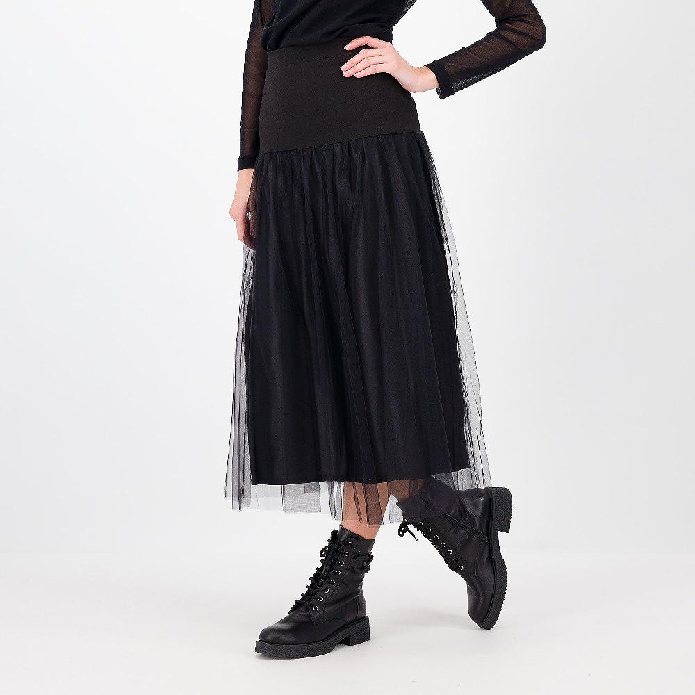 QVC M'ama Gonna in tulle con fodera saglia