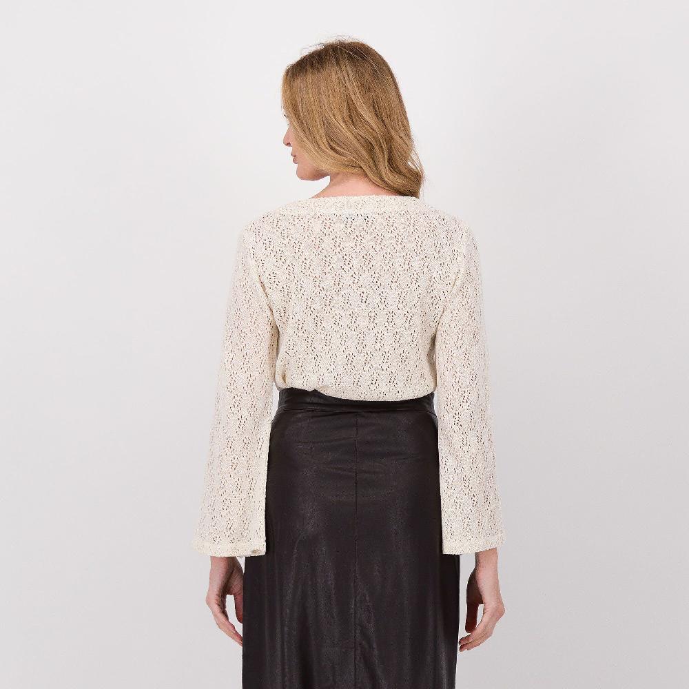 QVC M’ama Maglia In Filato Misto Cotone Con Lamé