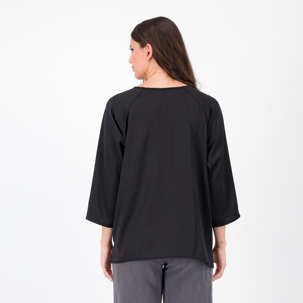 QVC M'ama Maglia Maniche Lunghe In Raso Martellato
