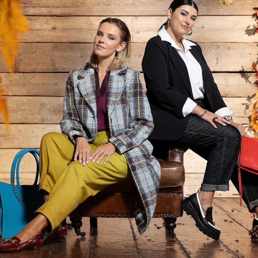 QVC M'ama Pantaloni balloon in twill tecnico