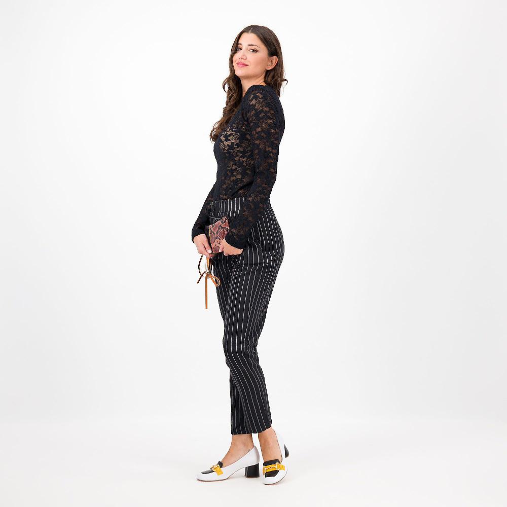 QVC M'ama Pantaloni Gessati Jogger