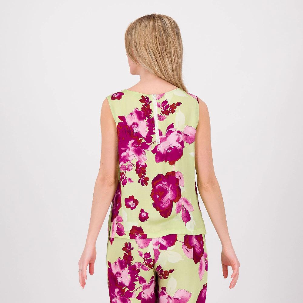 QVC M’ama Top A Fiori Smanicato