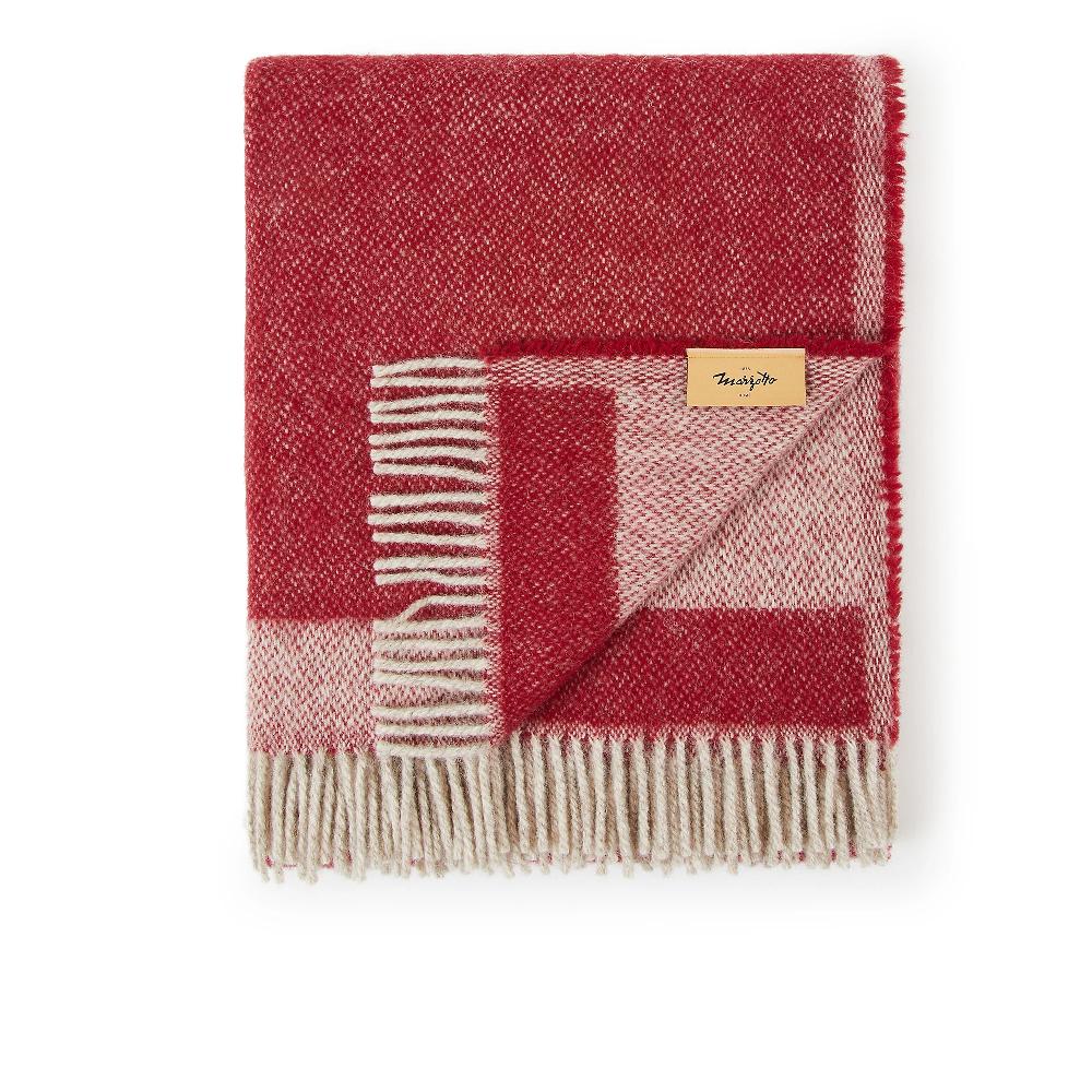 QVC Marzotto Home Plaid Flavia 100% lana vergine