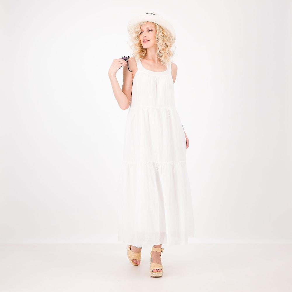 QVC Mood Atelier Abito Lungo A Balze Anche Petite