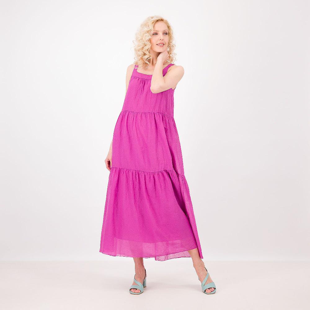 QVC Mood Atelier Abito Lungo A Balze Anche Petite