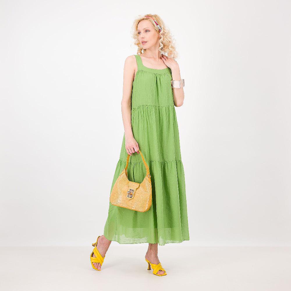 QVC Mood Atelier Abito Lungo A Balze Anche Petite