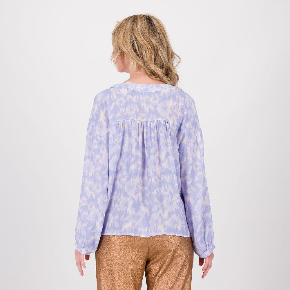 QVC Mood Atelier Blusa Fantasia In Tela Di Viscosa