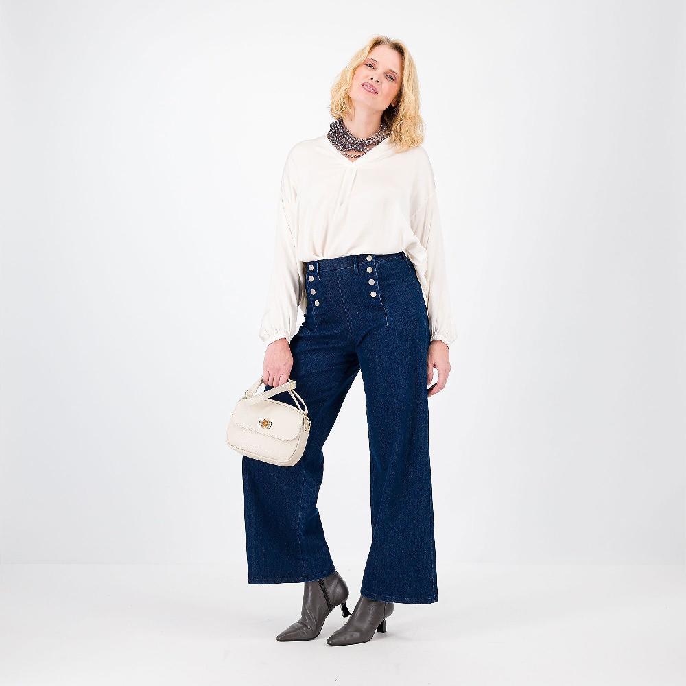 QVC Mood Atelier Jeans Ampi Con Bottoni