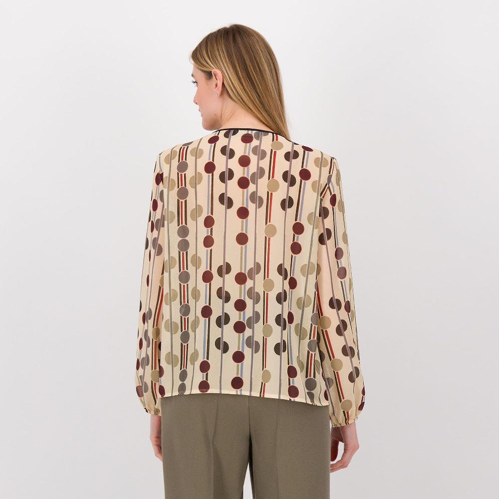QVC Mood Atelier Maglia In Georgette Fantasia