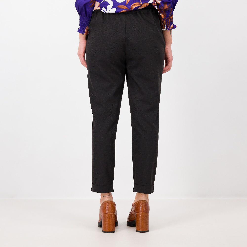 QVC Mood Atelier Pantaloni Jogger Con Risvolto