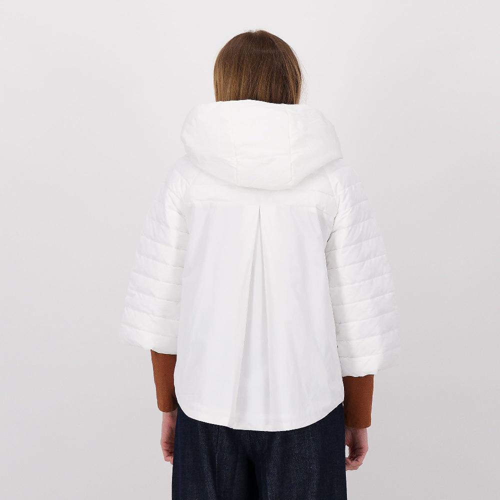 QVC Neropale Piumino A Collo Alto Con Manica 3/4