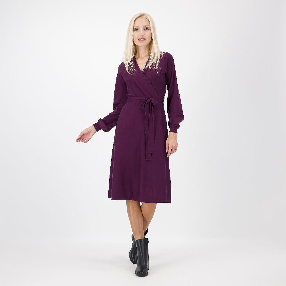 QVC Nina Leonard Abito midi con incrocio
