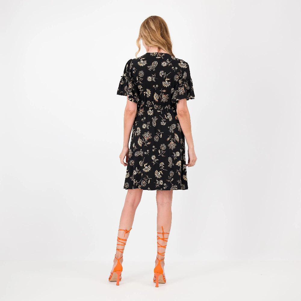 QVC Nina Leonard Abito Midi Fantasia