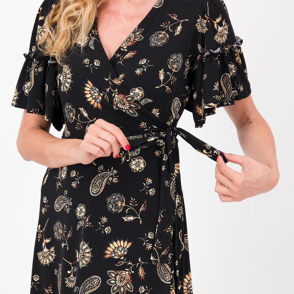 QVC Nina Leonard Abito Midi Fantasia