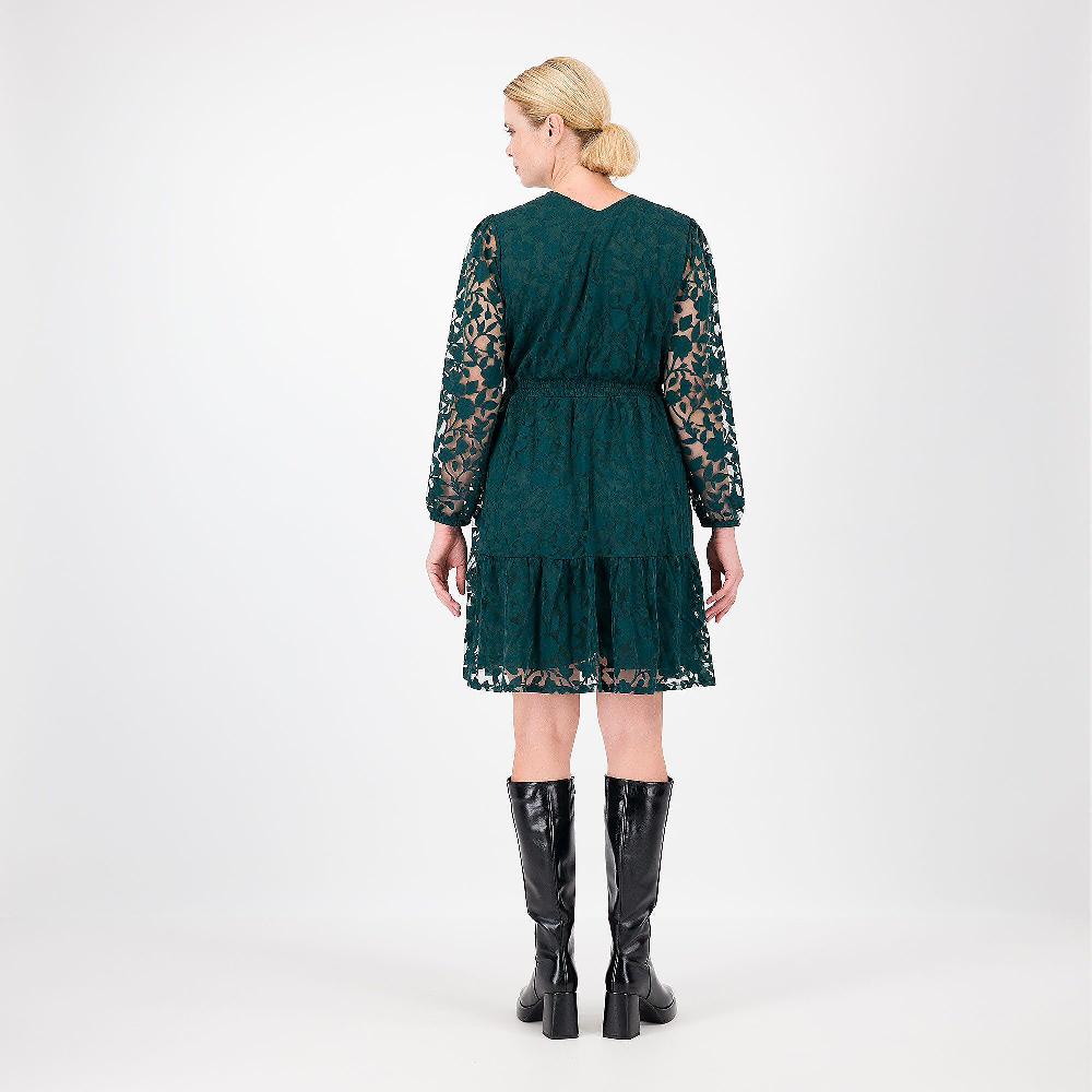 QVC Nina Leonard Abito Midi In Tulle A Fiori