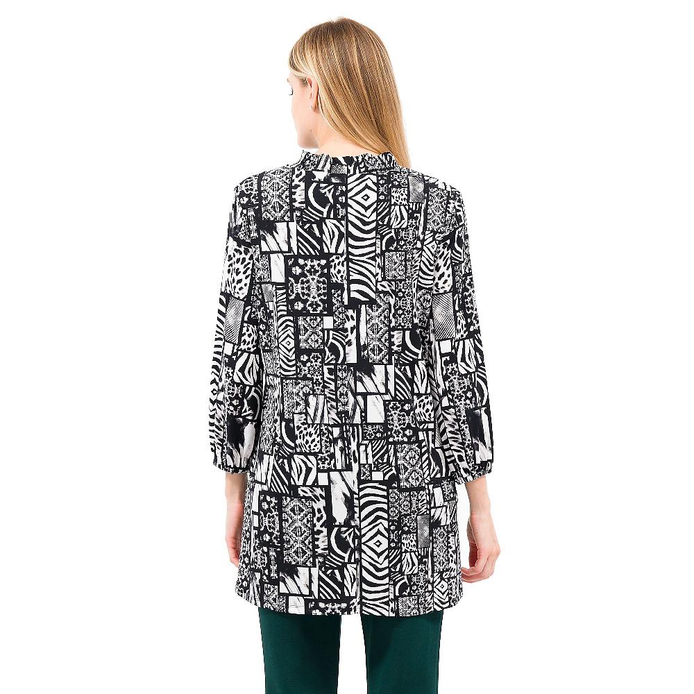QVC Nina Leonard Maglia Con Maniche A Palloncino