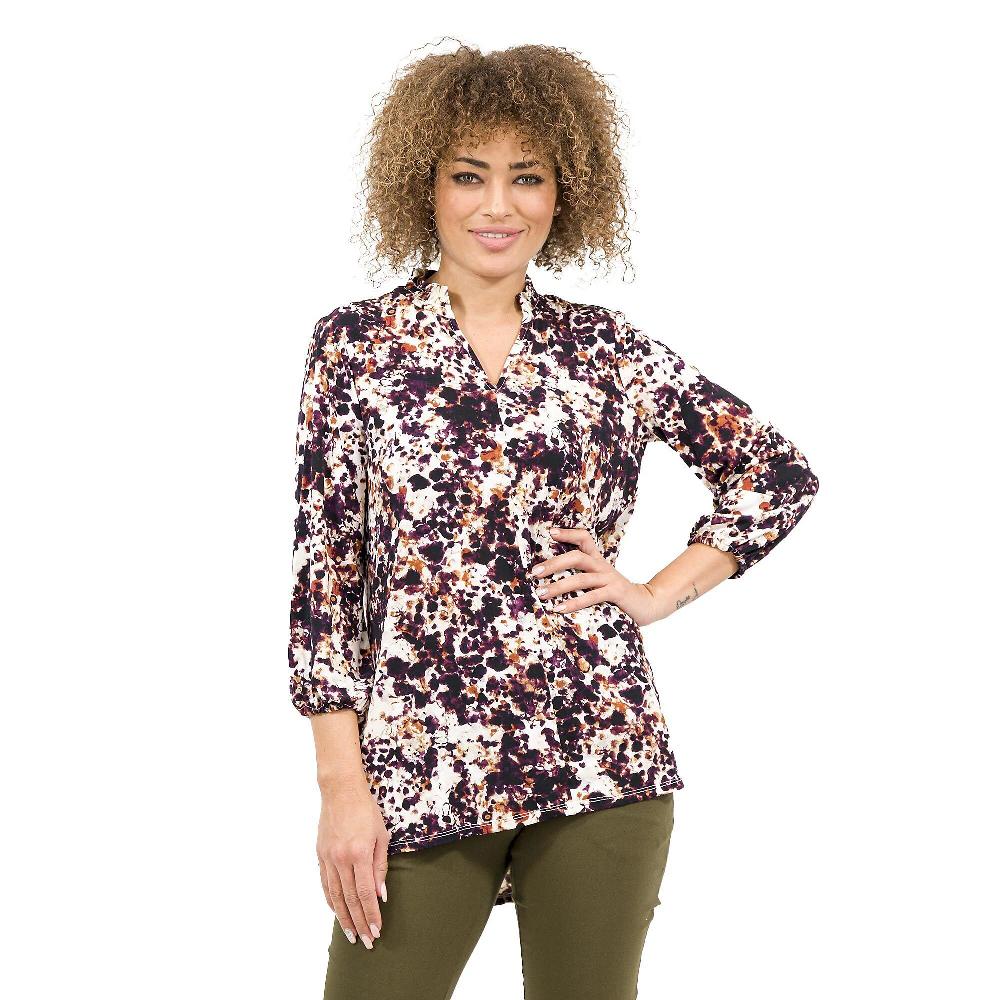 QVC Nina Leonard Maglia con maniche a palloncino