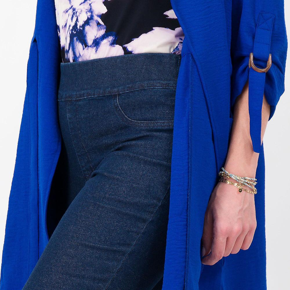 QVC Nina Leonard Pantaloni Denim Elasticizzati