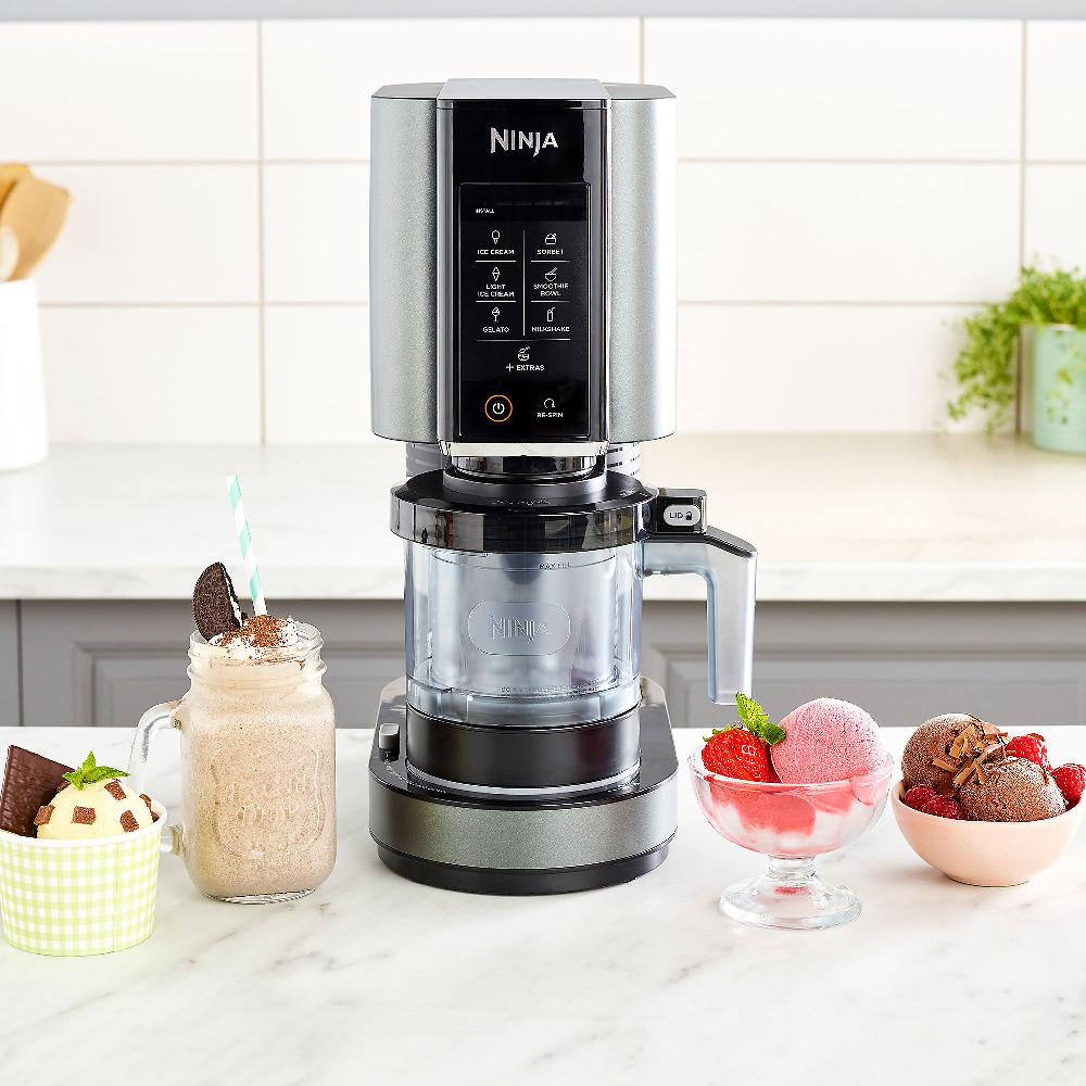 QVC Ninja Gelatiera Creami Con 3 Cestelli Inclusi