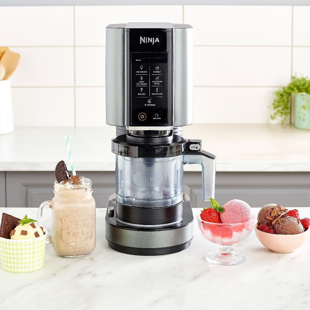 QVC Ninja Gelatiera Creami con 3 cestelli inclusi