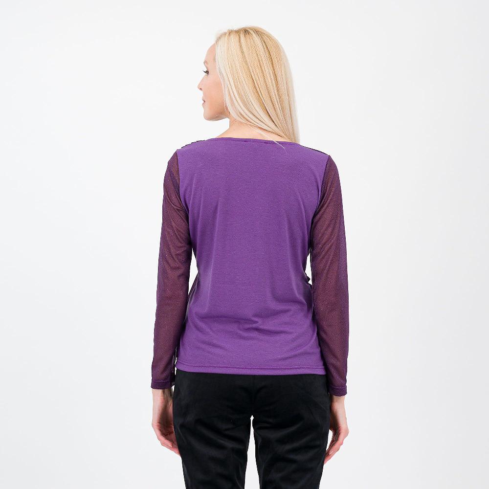 QVC Officina Della Moda Maglia In Tulle Laminato