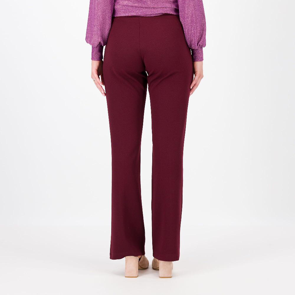 QVC Officina Della Moda Pantaloni A Zampa In Scuba