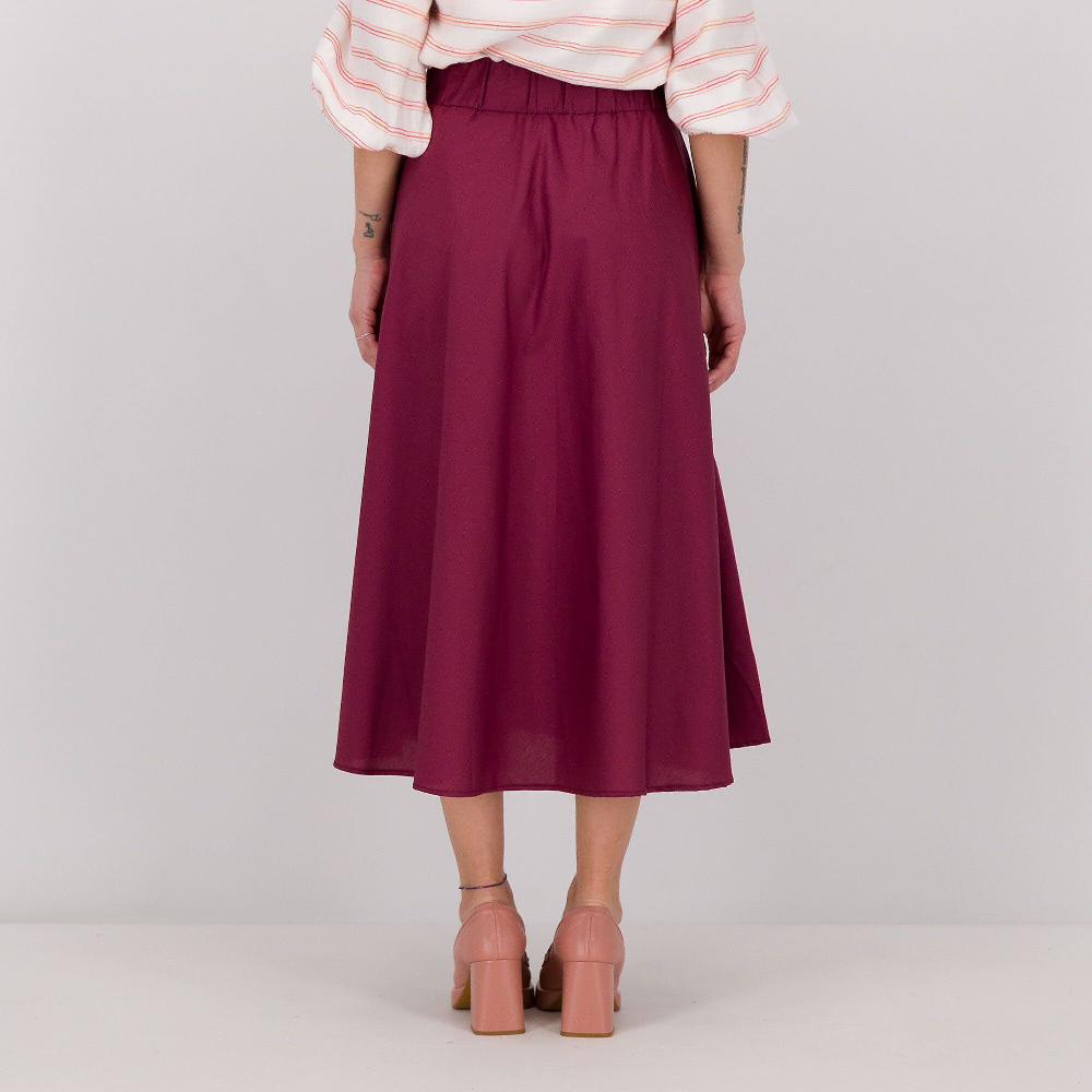 QVC Olly Doo Gonna Midi A Ruota In Cotone Stretch