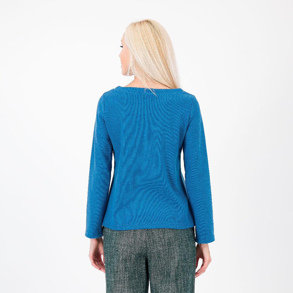 QVC Olly Doo Maglia A Costine Con Scollo Squadrato
