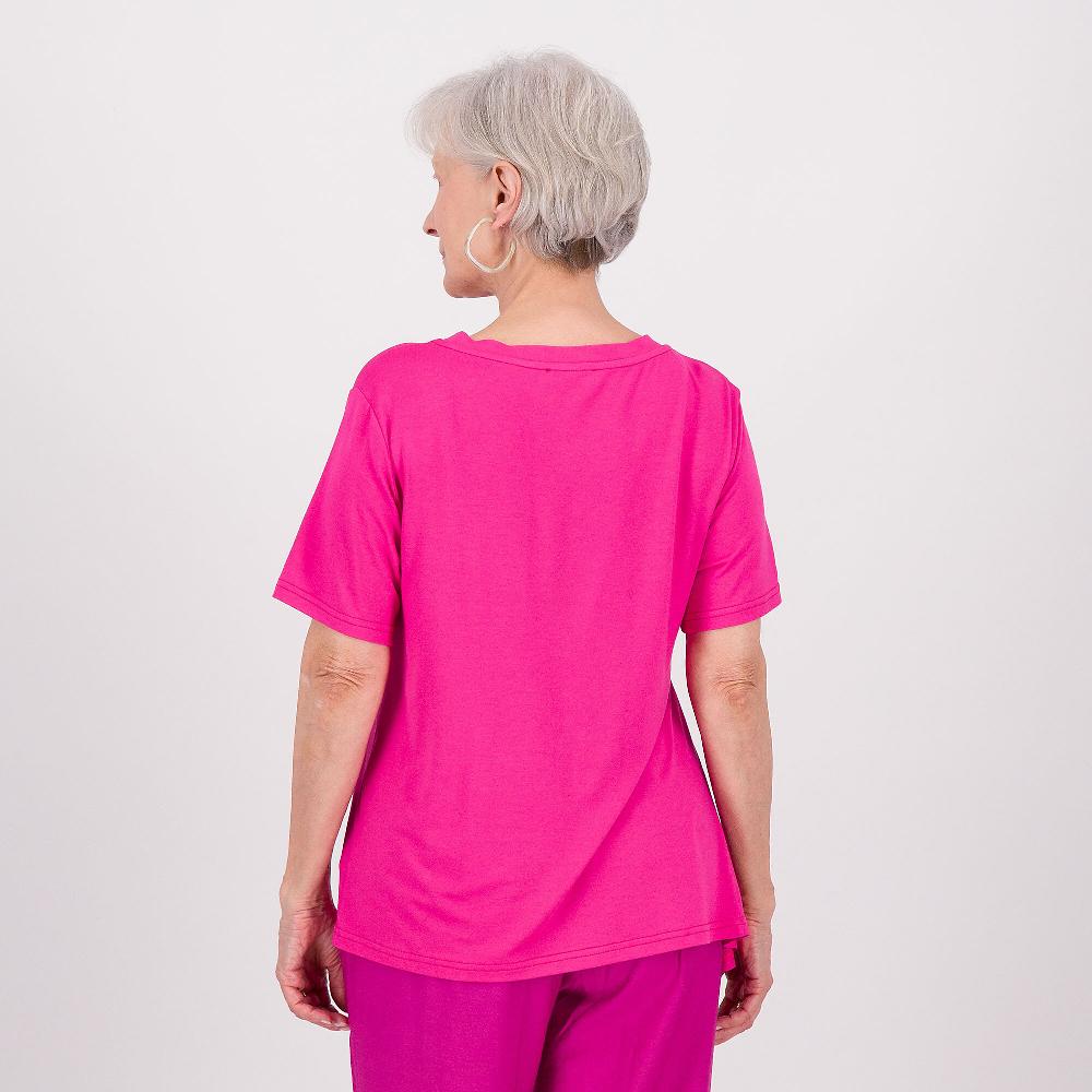 QVC Olly Doo Maglia Con Drappeggio Laterale