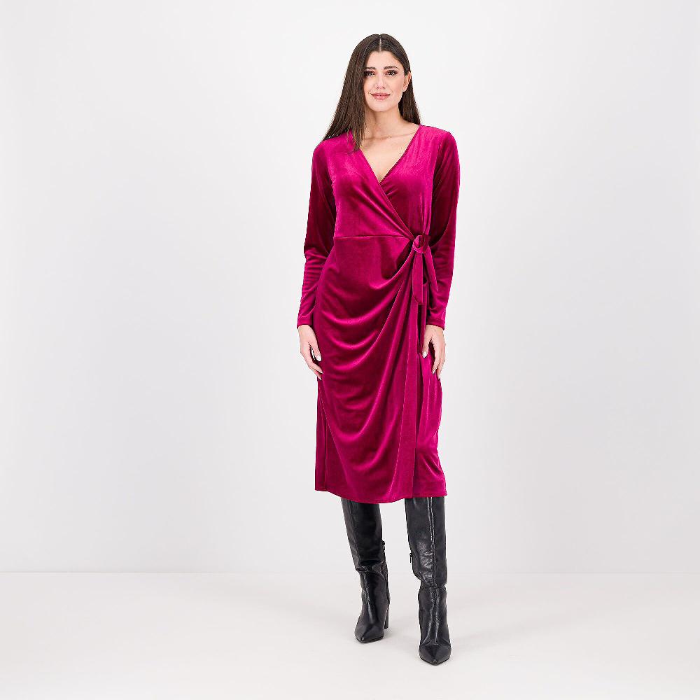QVC PALAZZO MODA Abito a portafoglio in velluto