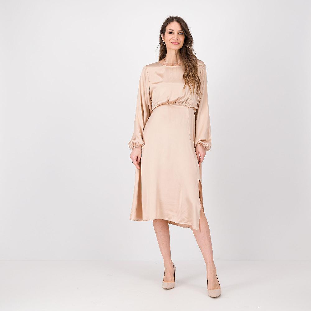 QVC PALAZZO MODA Abito svasato in raso di viscosa