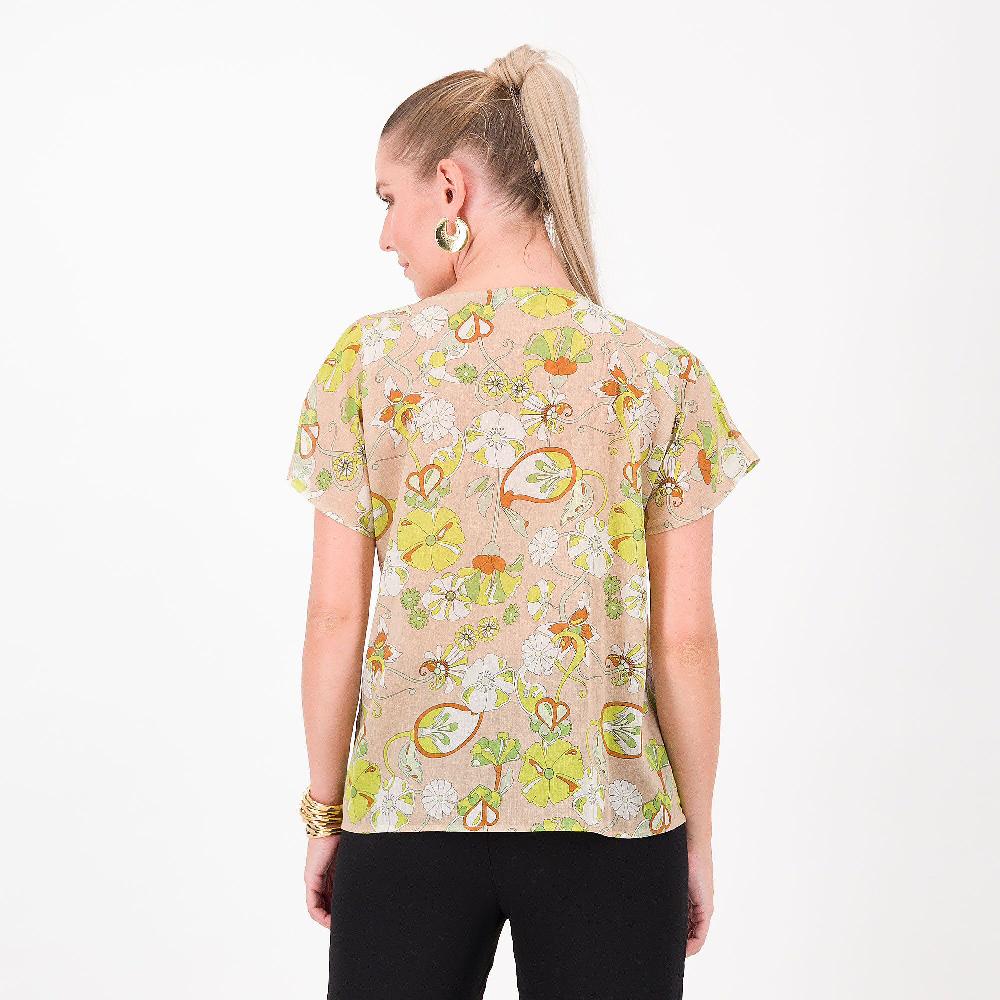 QVC PALAZZO MODA Blusa A Fiori